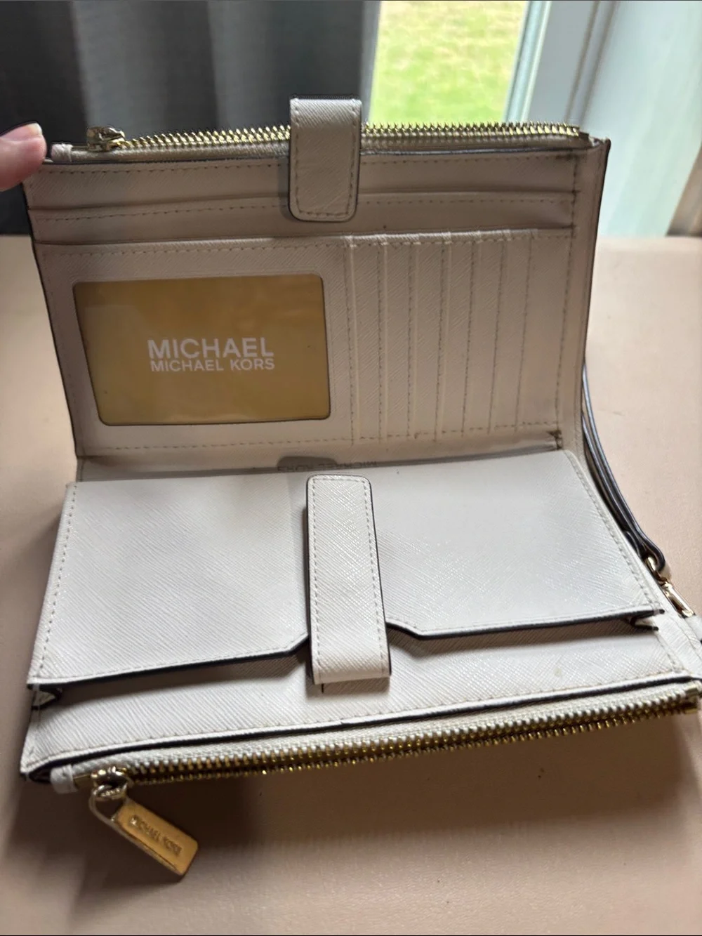 Michael Kors compact saffiano